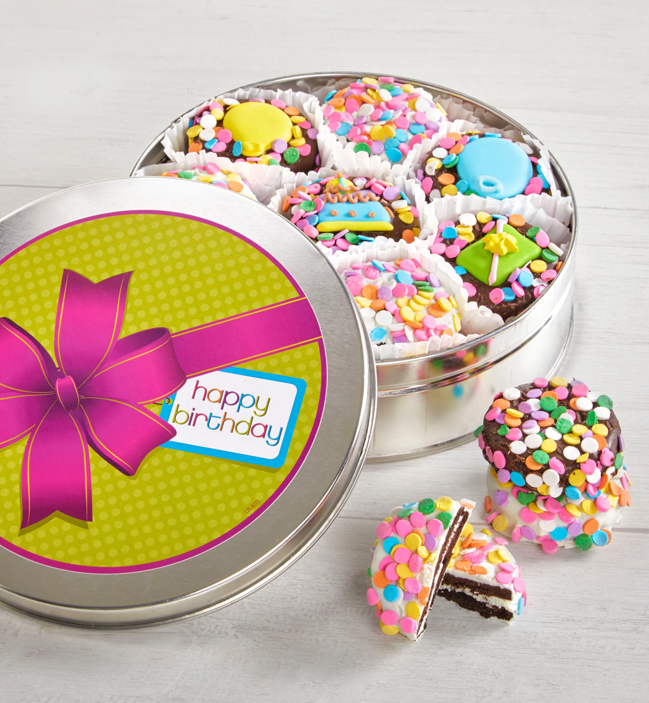 Happy Birthday Belgian Chocolate Covered OREO® Tin