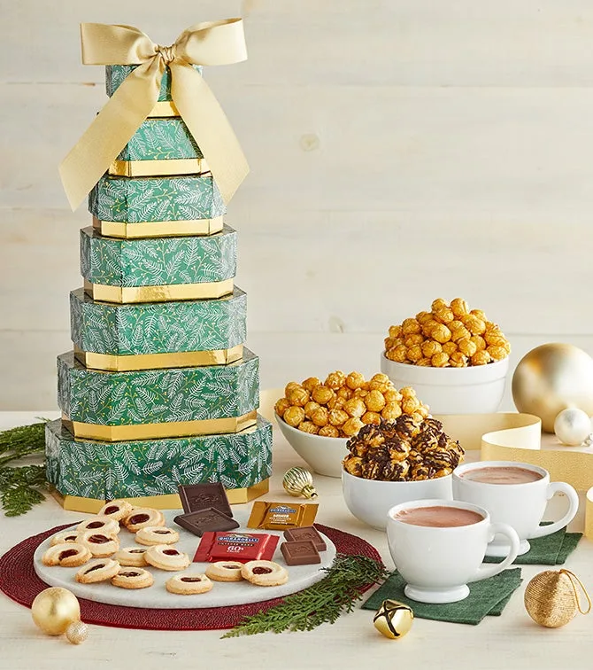 Golden Elegance Tower with Ghirardelli