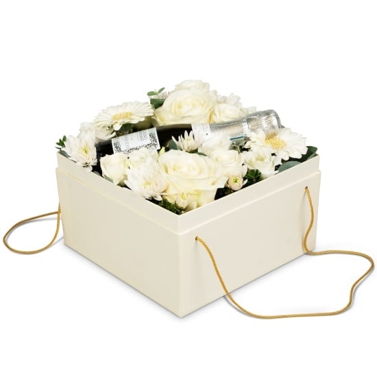 Flowerbox Mykonos (20 cm) with Prosecco Albino Armani DOC (20 cl)
