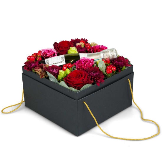 Flowerbox Â«Shanghai (20 cm) with Prosecco Albino Armani DOC (20 cl)