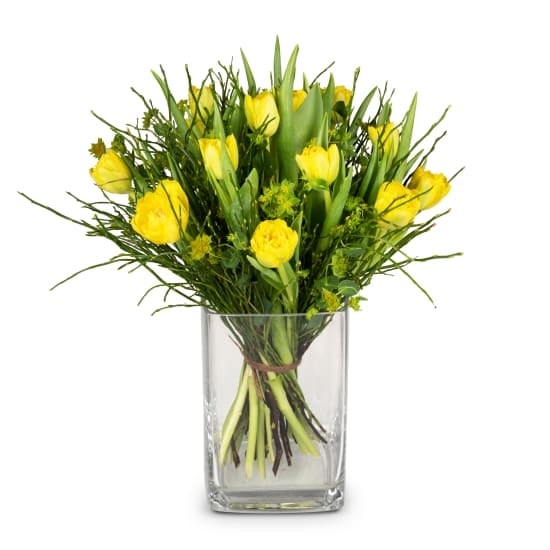 Flower bouquet «Sunny spring composition» (Minimum)
