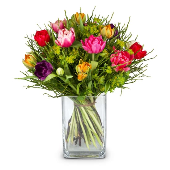 Fleurop Flower bouquet Colorful Tulip Dream (Minimum)