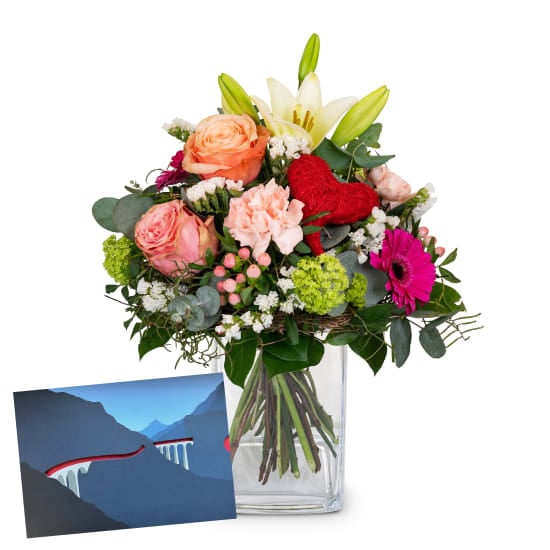 Mother's Day Bouquet a gift voucher from the Rhaetian Railway (Minimum)