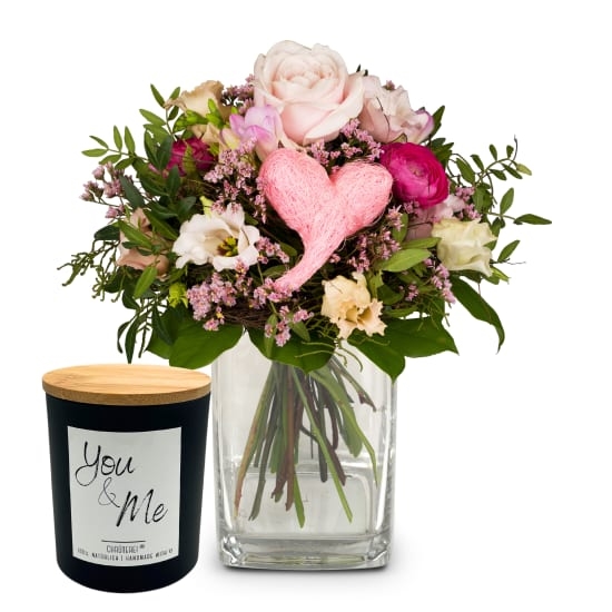 Butterflies in your stomach with scented candle «You & Me» from ChrÃ¼terei