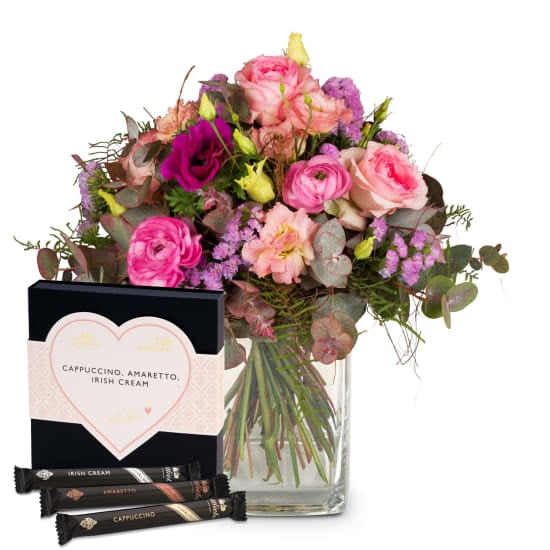 Flower bouquet «Simply Lovely» with Gottlieber Huppen «With Love» (Minimum)