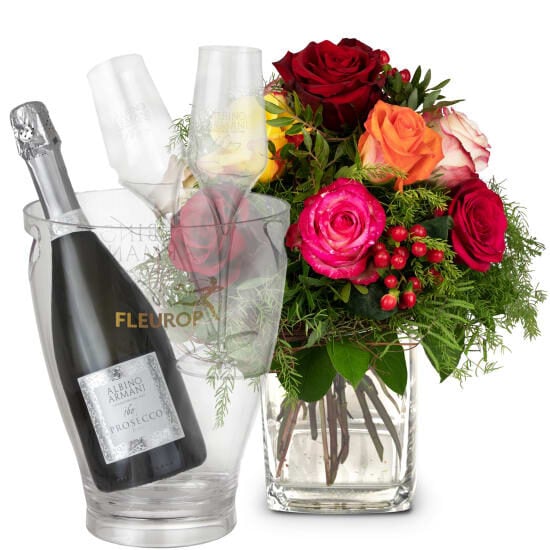 Magic Of Roses With Prosecco Albino Armani Doc (Minimum)