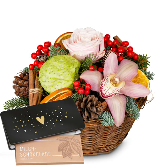 Magic Forest with Munz bar of chocolate Heart (Minimum)