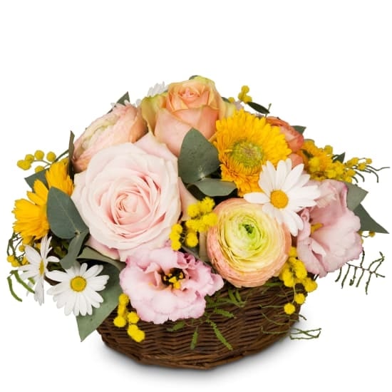 Flower arrangement «Cheerful Spring Meadow» (Minimum)