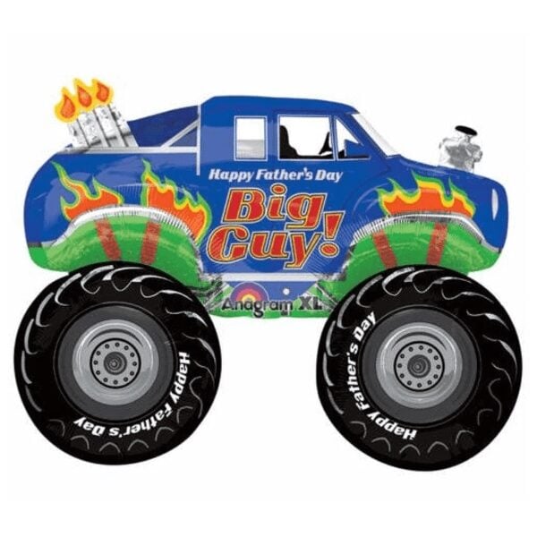 HFD Monster Truck SuperShape Balloon 31 X 23in