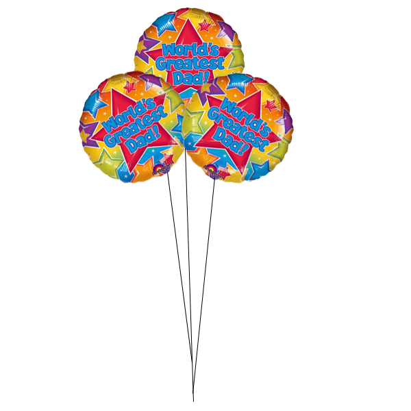 World's Greatest Dad Balloon - Present for dad