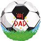 #1 Dad Football Helium Balloon (1 Balloon)
