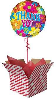 Retro Thank You Balloon Gift