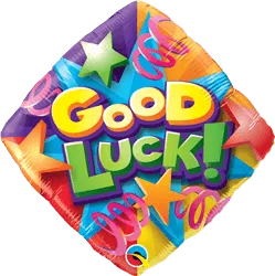 18" Diamond Good Luck Foil
