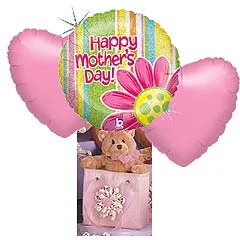 3 bouquet & Cuddly Toy
