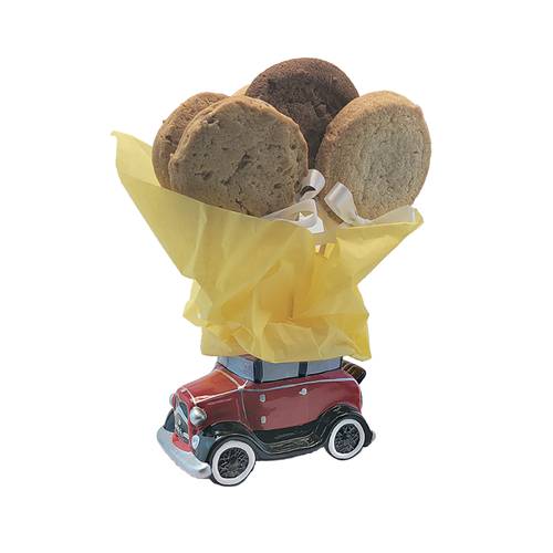 Antique Car Cookie Planter Gift (1/2 Dozen)