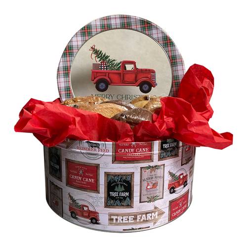 Christmas Truck Tin Gluten Free Cookie Gift