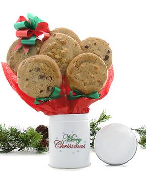 Merry Christmas Stemmed Tin (1 Dozen)