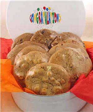 Congratulations Gourmet Gluten Free Cookie Gift Tin (1 Dozen)