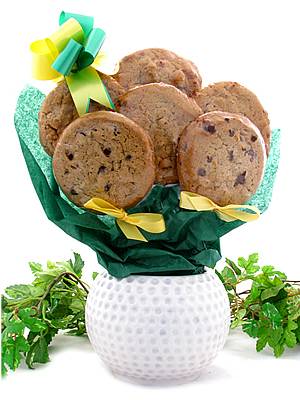 Golf Gluten Free Cookie Gift Bouquet (1/2 Dozen)