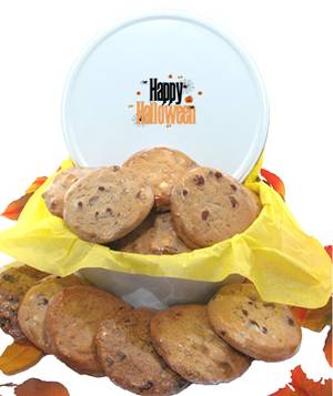 Halloween Gourmet Cookie Tin(1 Dozen Gourmen)