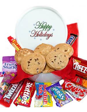 Happy Holidays Gluten Free Cookie Goodie Tin (1/2 Dozen)