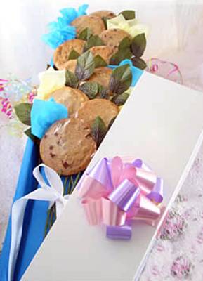 Long Stem Gourmet Cookie Gift (1/2 Dozen)