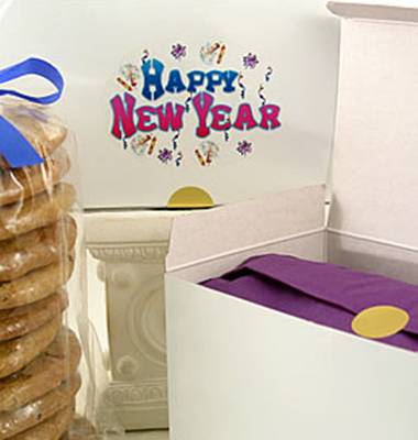 Happy New Year Cookie Gift Box (1/2 Dozen)