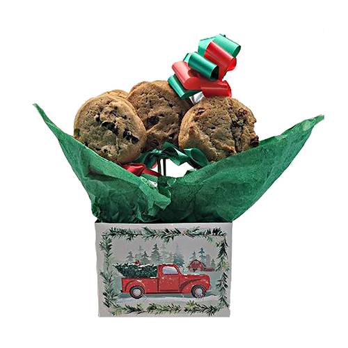 Holiday Red Truck Tote Gluten Free Bouquet (1/2 Dozen)