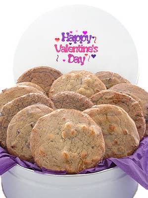 Valentine's Gourmet Cookie Tin (1 Dozen)