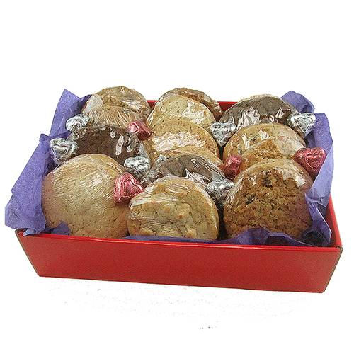 Valentine's Cookie and Chocolate Tray (1 1/2 Dozen)