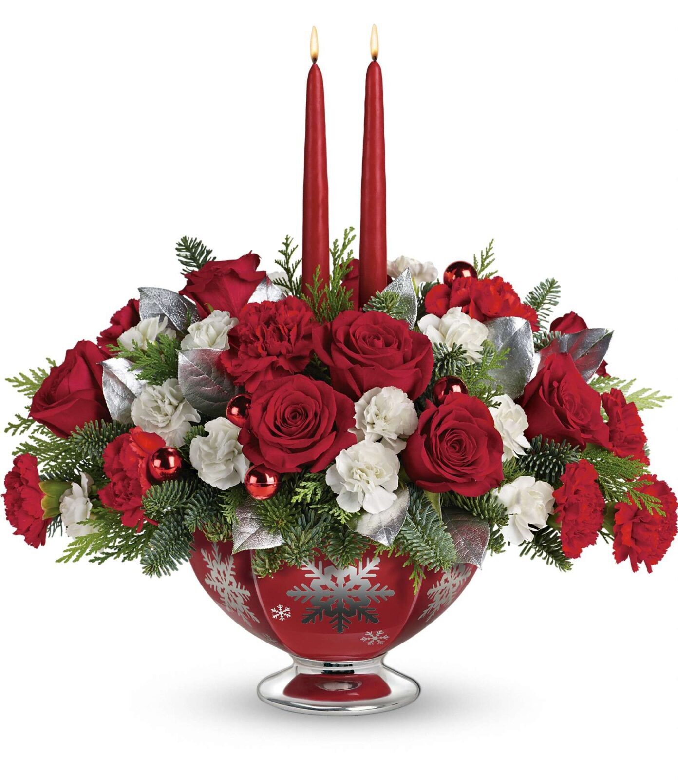 Silver and Joy Centerpiece