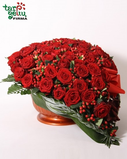 Roses arrangements "Heart" (Small)