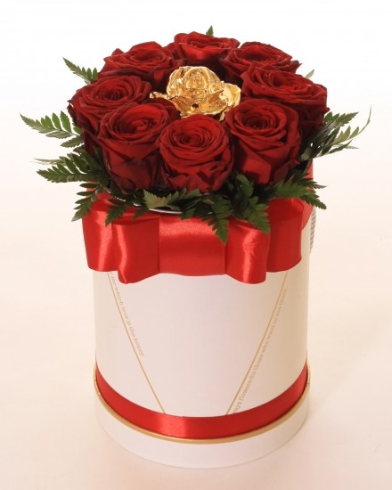 GOLDEN ROSE & RED ROSES (Small)