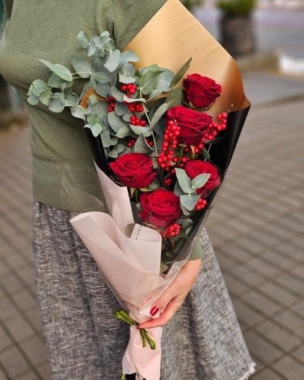 "A little classic" (Small (5 roses))