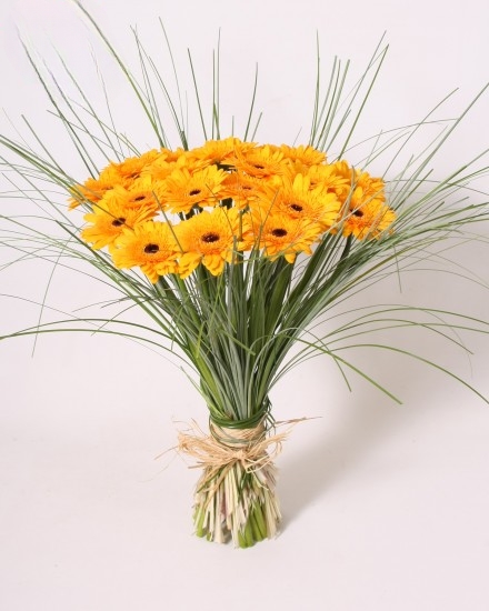 Bouquet of Yellow Gerbera (Small)