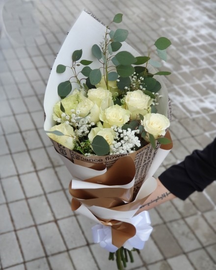 Bouquet of roses "Winter Love" (Small)