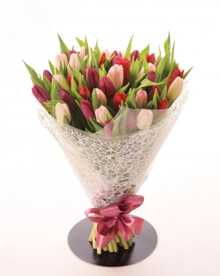 Colorful Tulip Bouquet (Small)