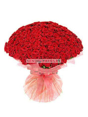 VIP bouquet of 201 red roses
