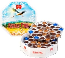 Assorted candies "White Russia", 630 gr.