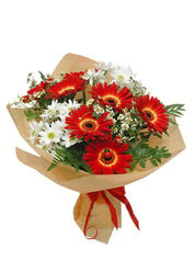 "Red and white dream bouquet"