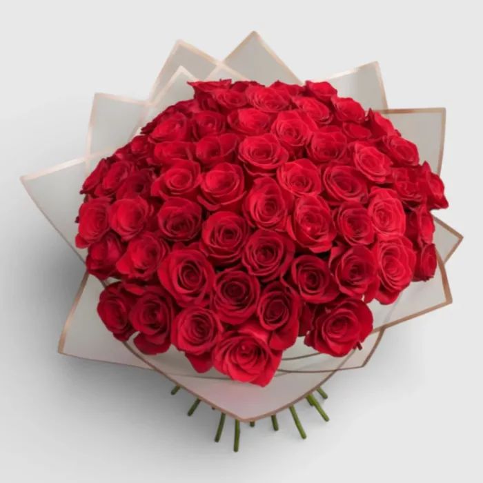 VIP bouquet of 51 red roses
