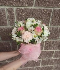 Flowers in a box "Pink dreams"