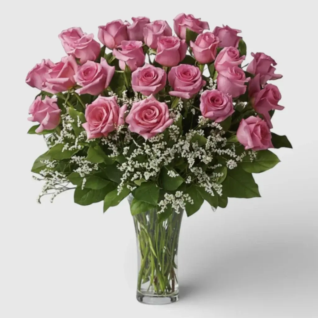 Bouquet of 27 Pink Roses