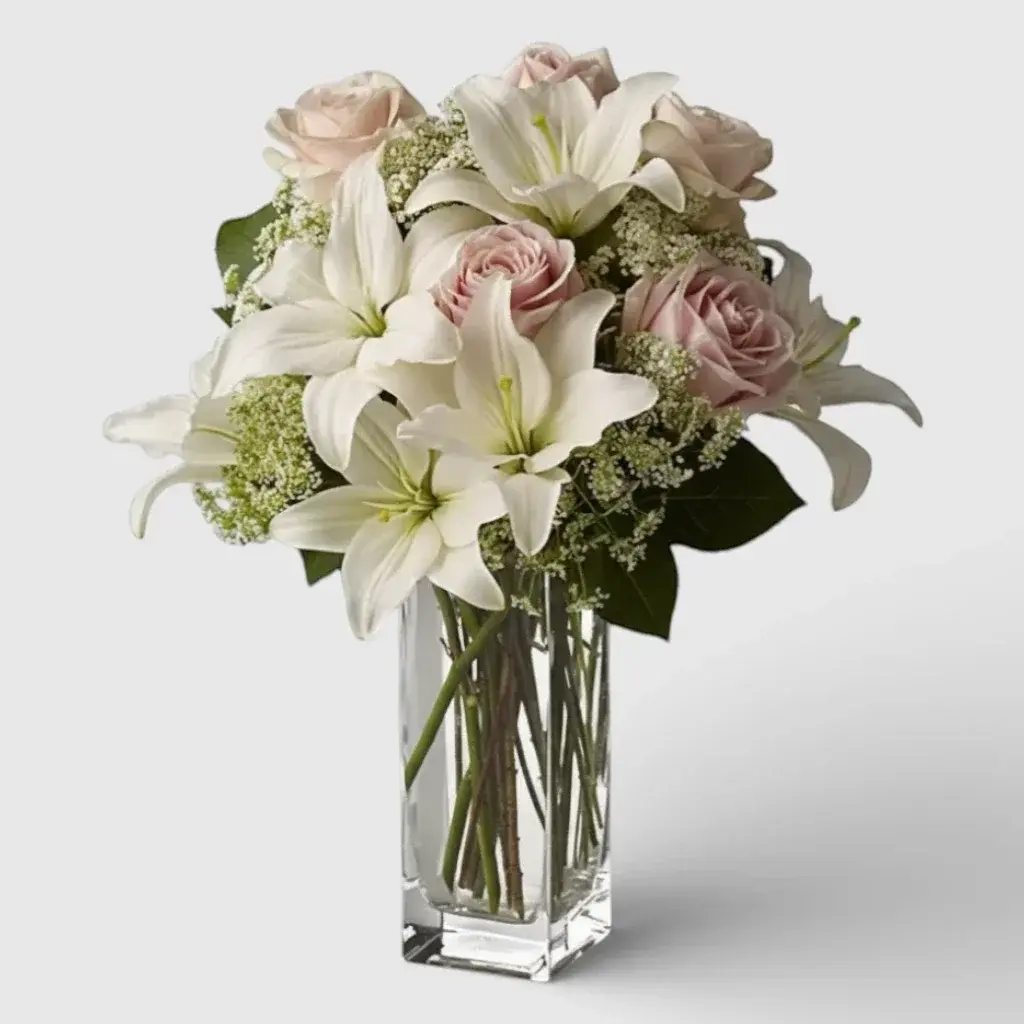 Bouquet of roses & Lilies "My Lili"