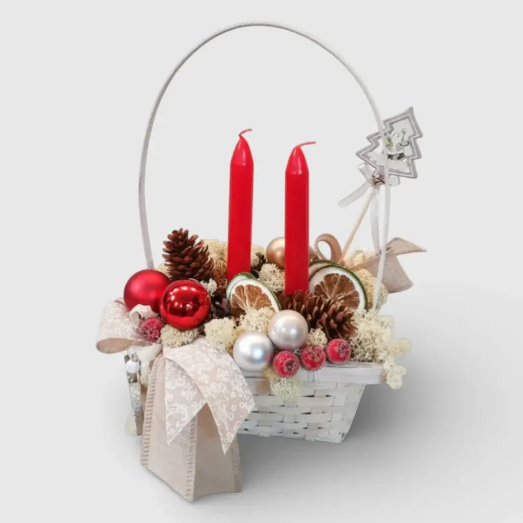 Christmas composition "Bright holiday"
