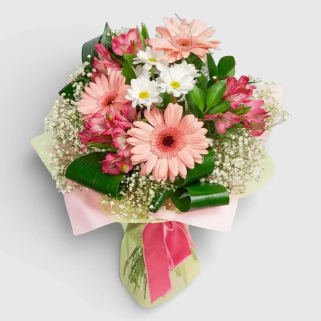 Gerberas Hand-tied Bouquet "For My Beauty"