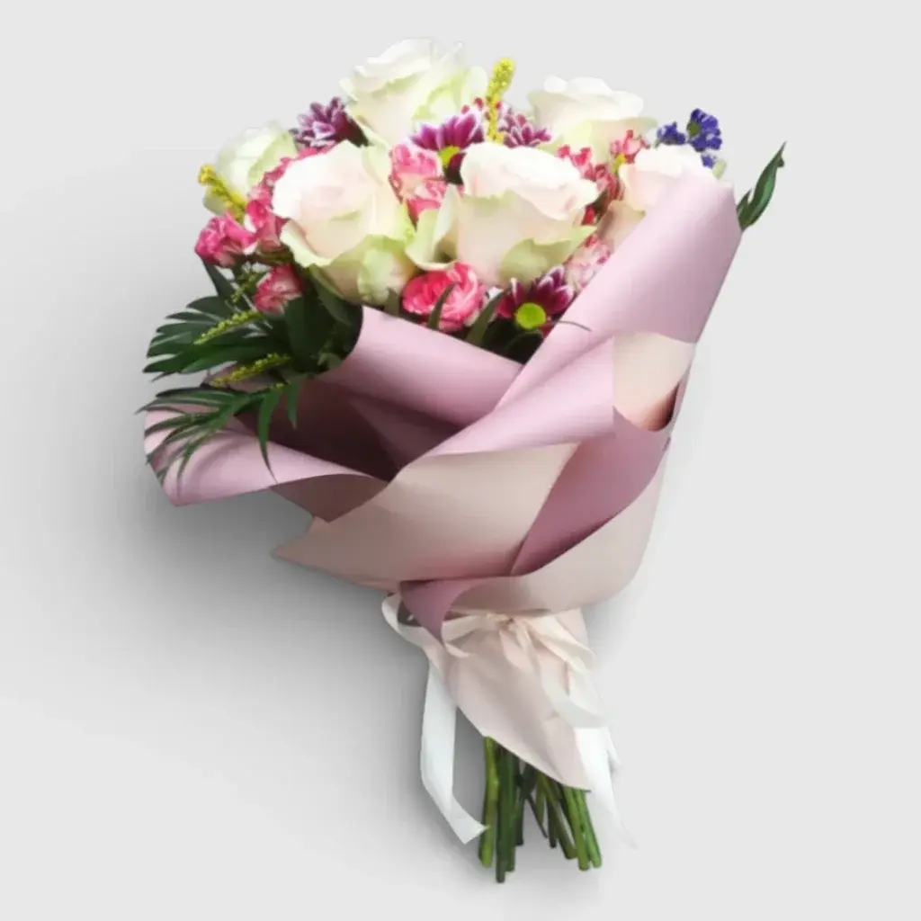 Multicolored bouquet "Colourfulness"