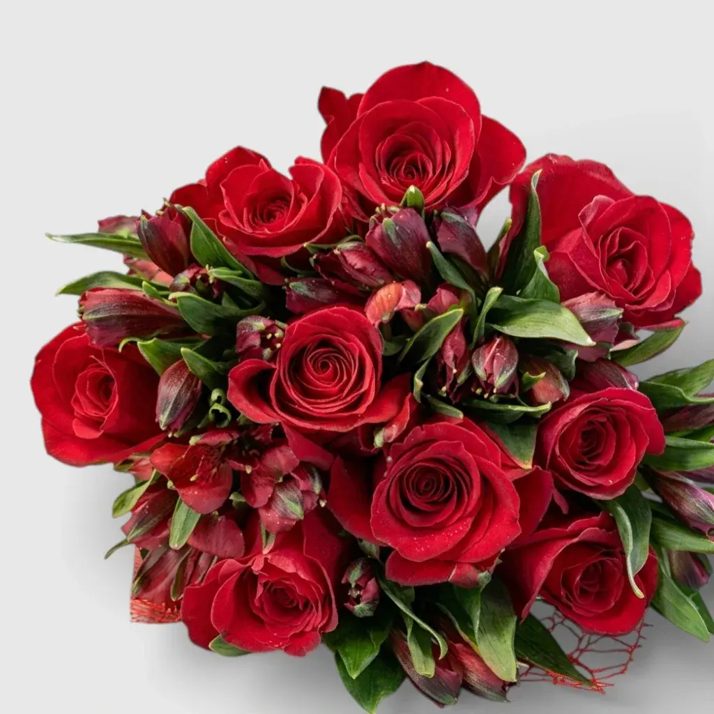 Bouquet of s "Roses and Alstroemeria"
