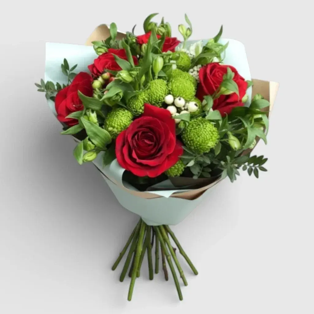 Bouquet of Red Roses "Charming"
