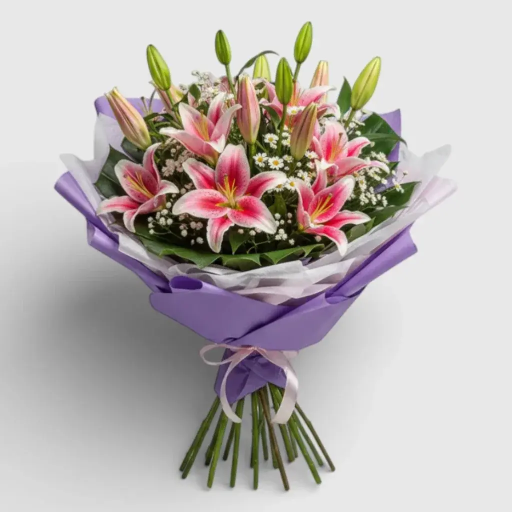 Bouquet of Lilies " fountain"